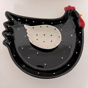 NIB Boston Warehouse Hen House
Chicken Chip and Dip Platter